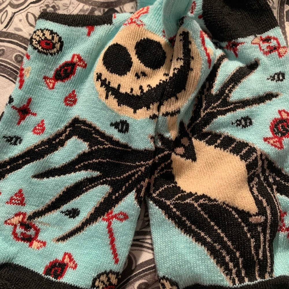 Brand new jack skeleton Disney socks